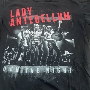Lady Antebellum Own The Night‎ 2012 Tour T-Shirt Size: Medium